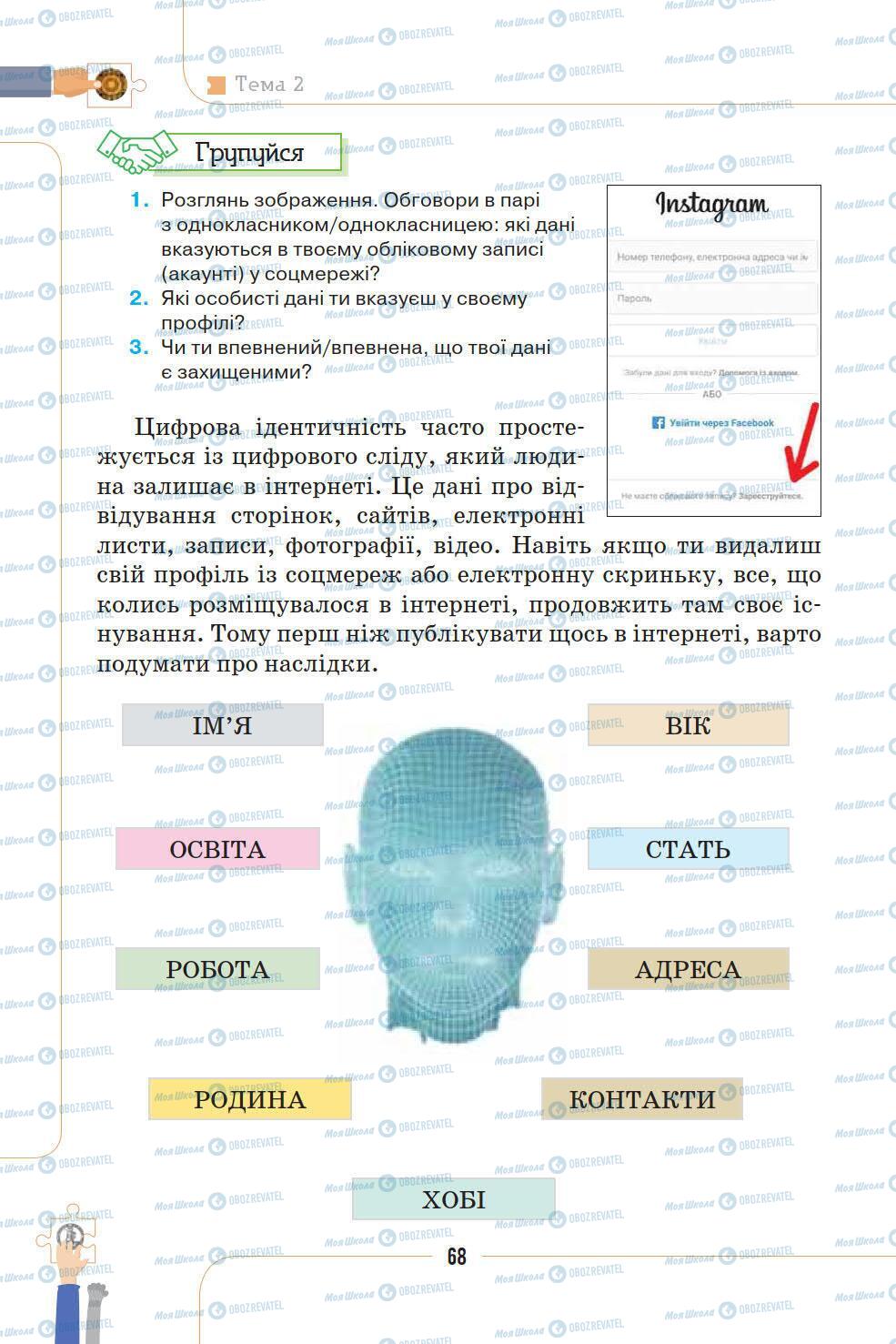 Підручники Історія України 5 клас сторінка 68