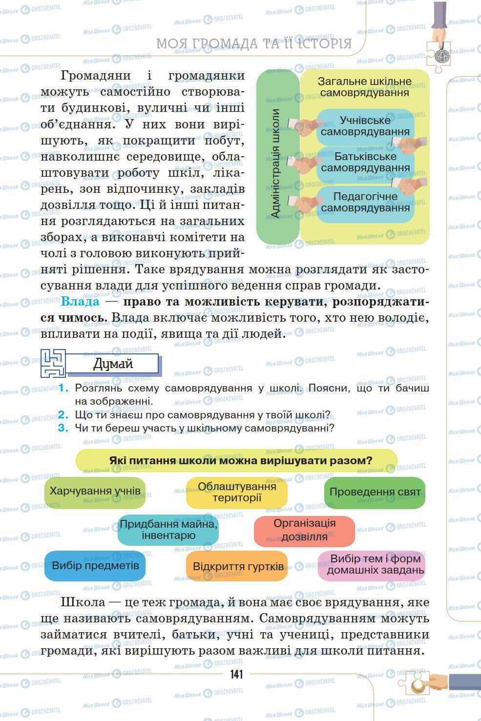 Підручники Історія України 5 клас сторінка 141