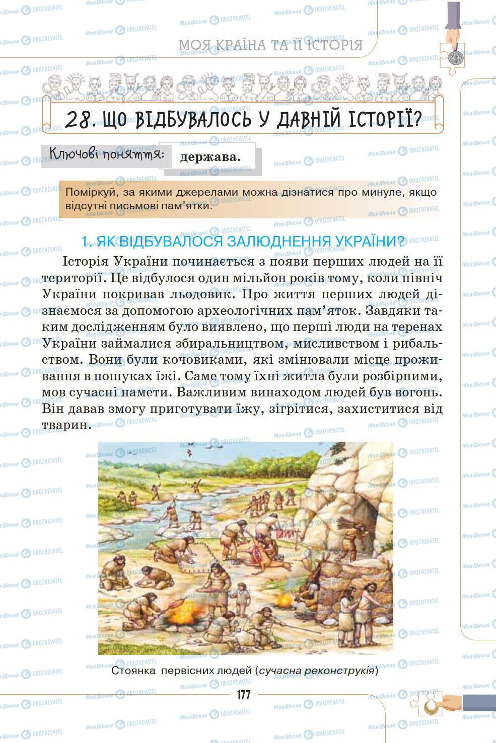 Підручники Історія України 5 клас сторінка 177