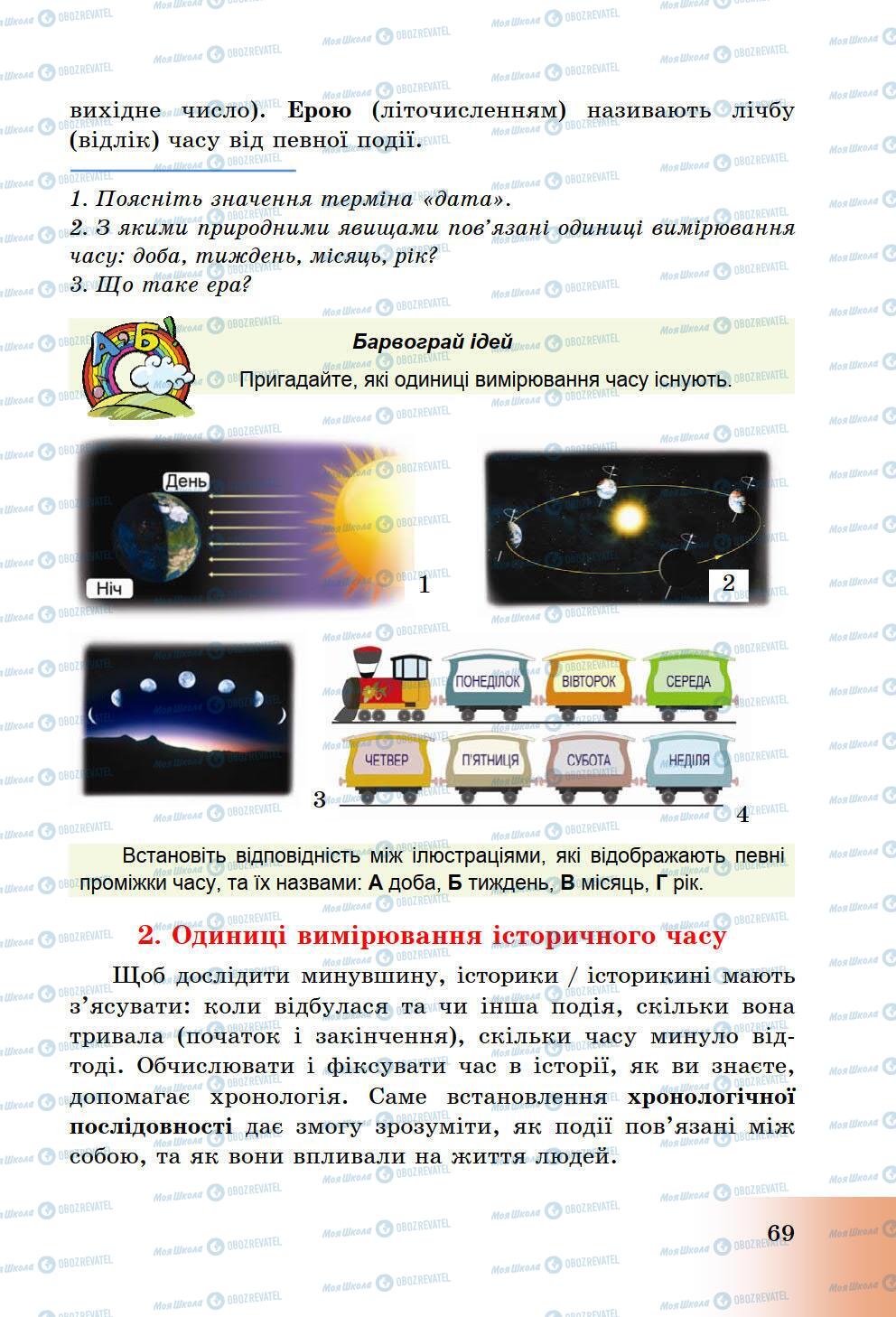 Підручники Історія України 5 клас сторінка 69