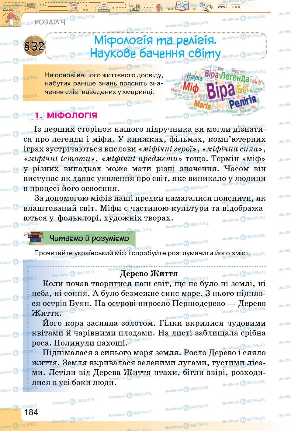 Підручники Історія України 5 клас сторінка 184