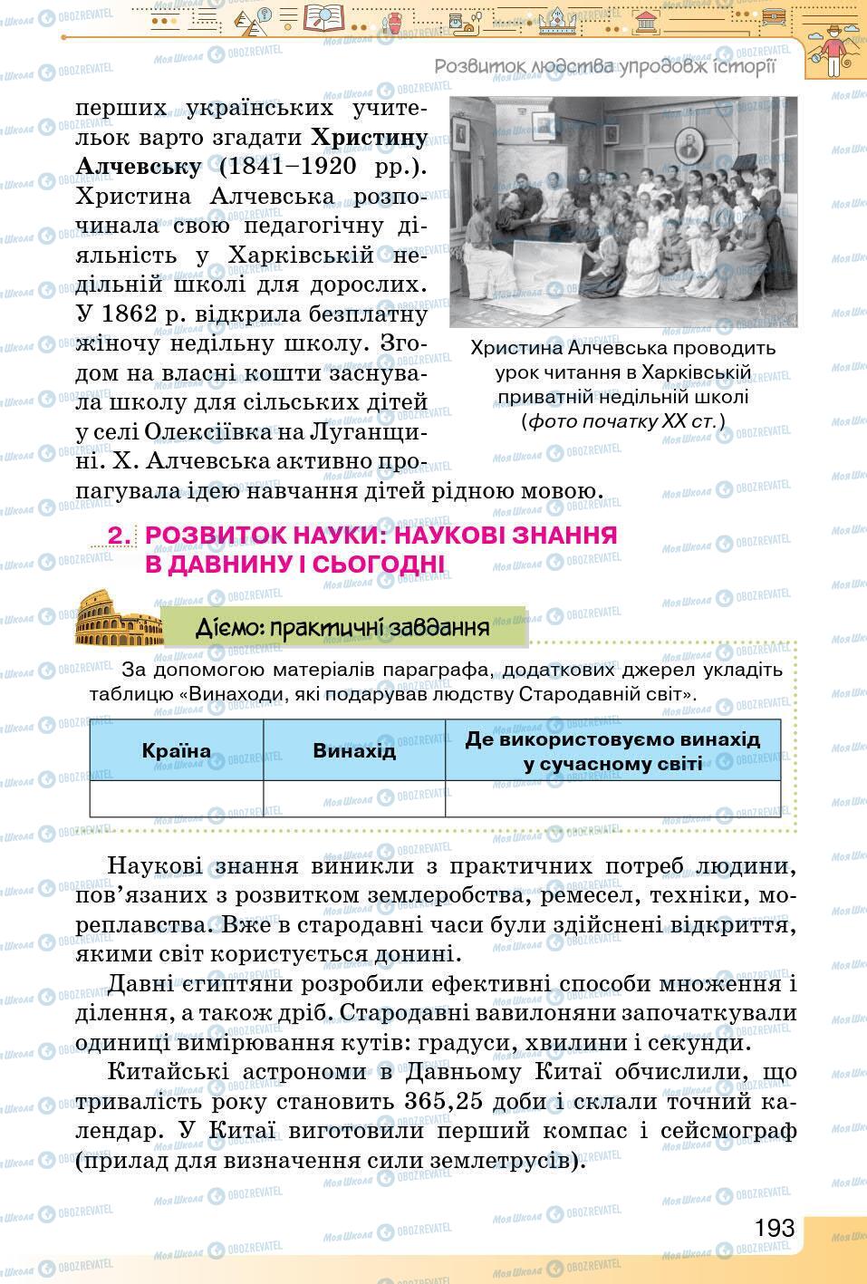 Учебники История Украины 5 класс страница 193