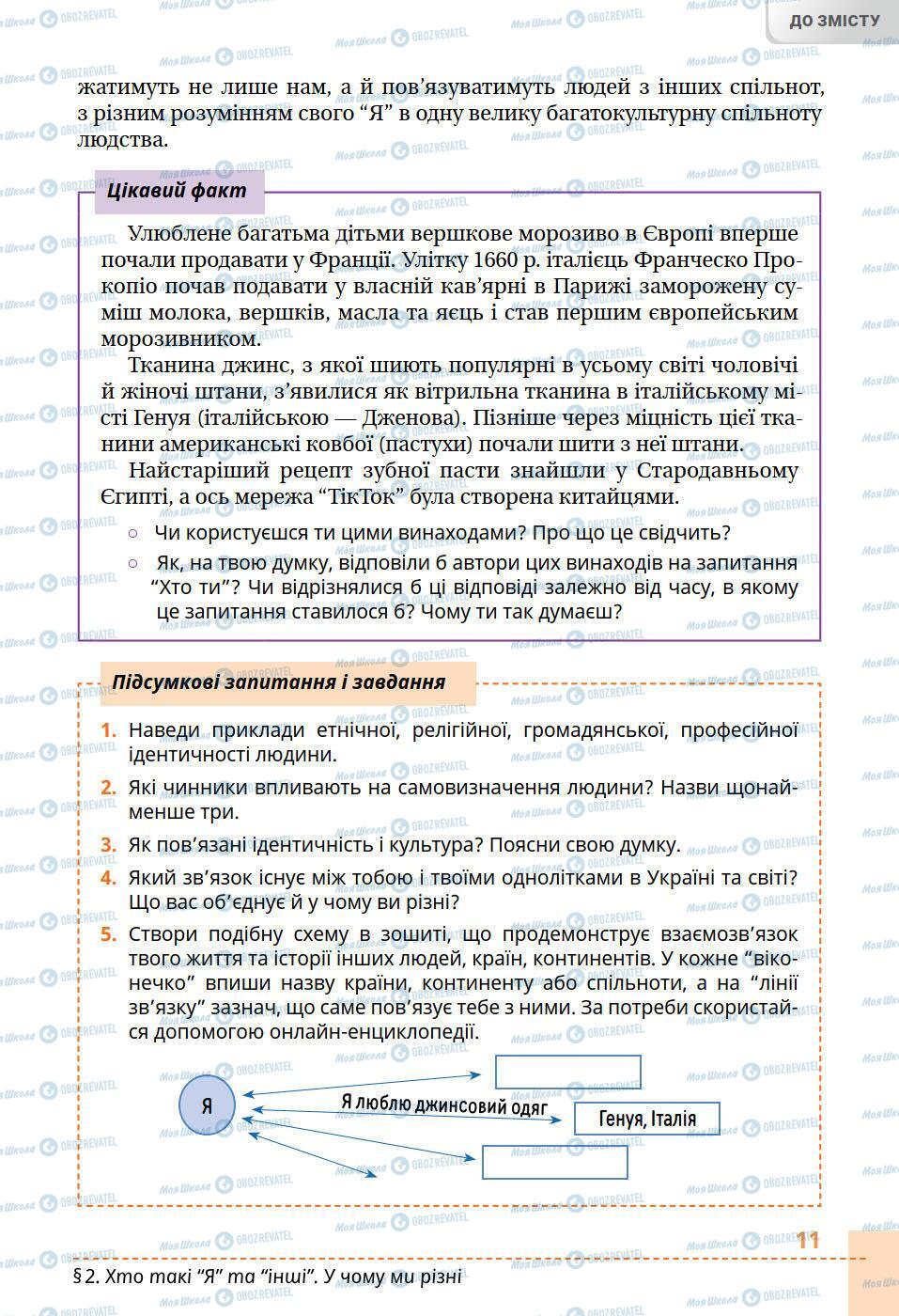 Підручники Історія України 5 клас сторінка 11