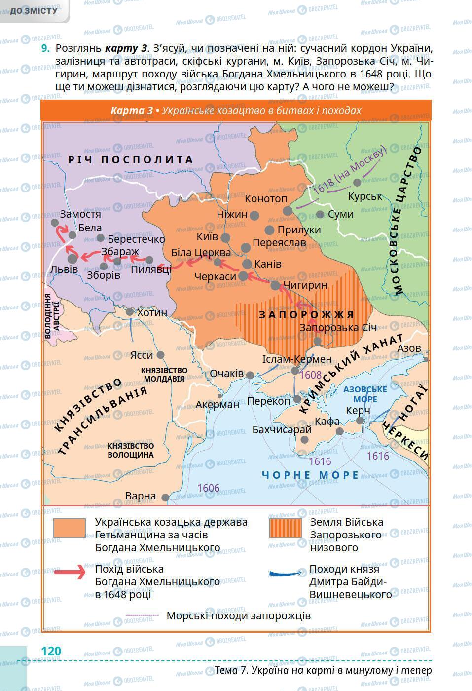 Підручники Історія України 5 клас сторінка 120