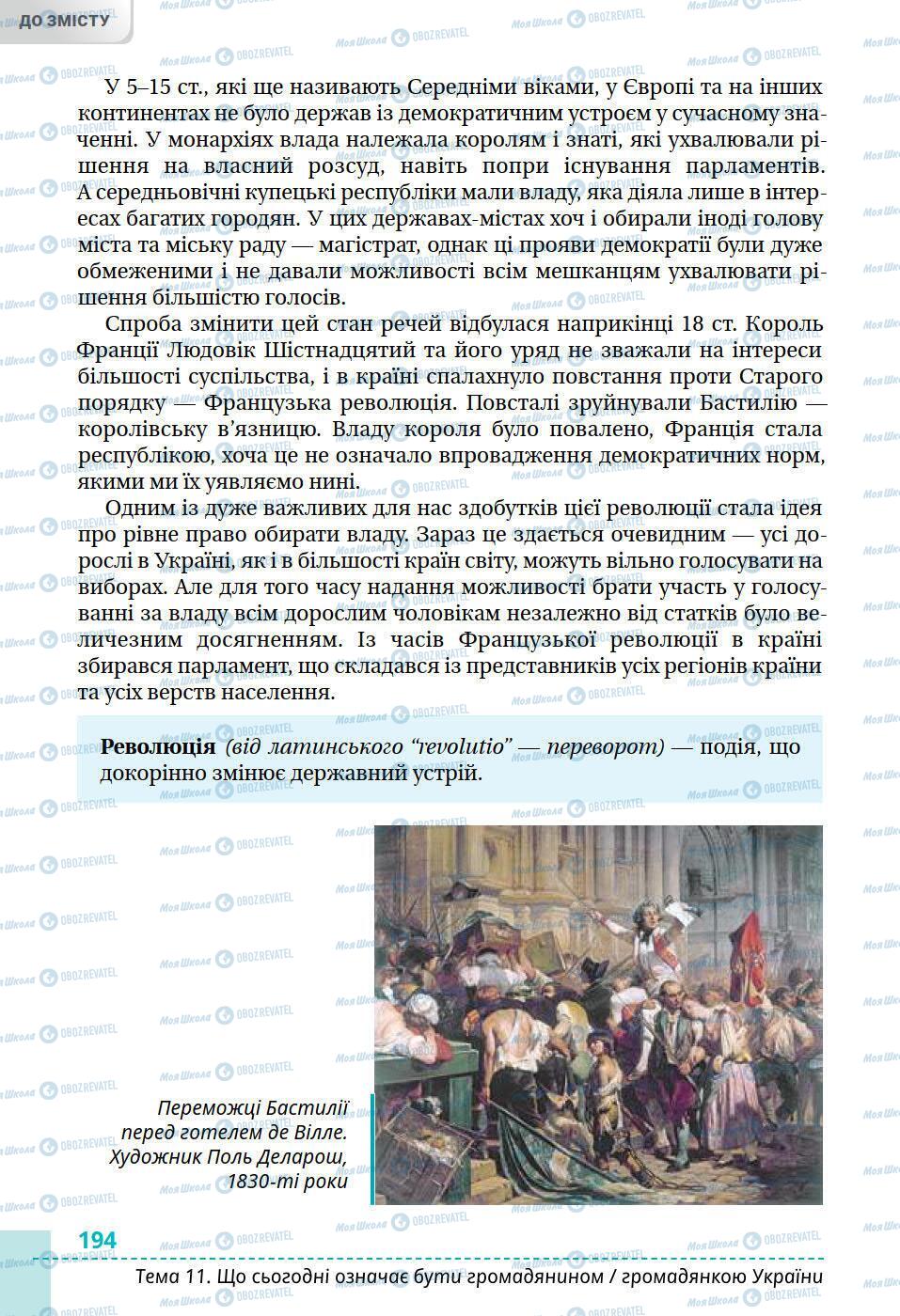 Підручники Історія України 5 клас сторінка 194