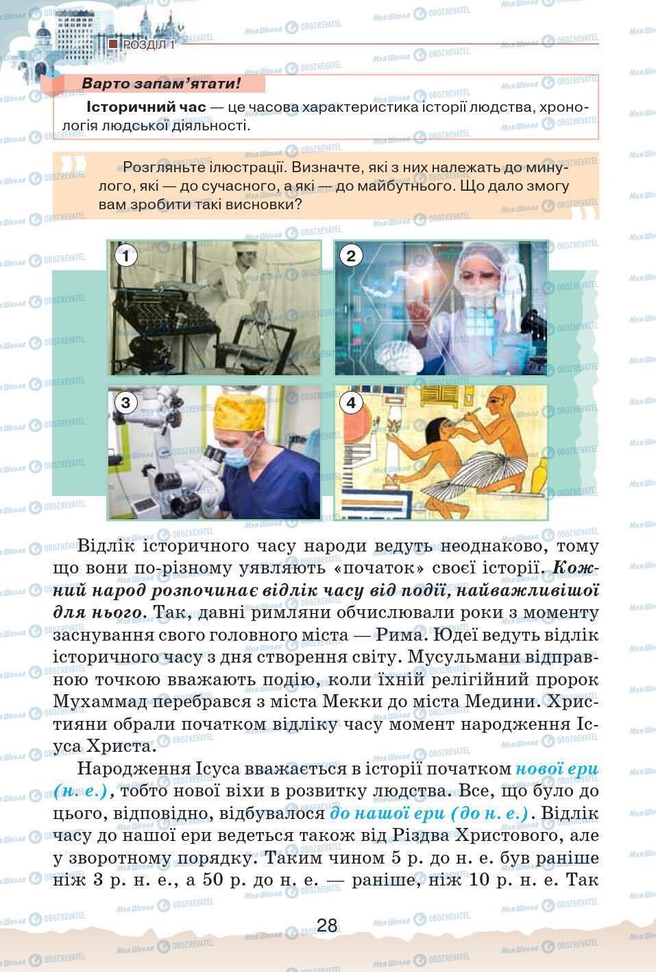Підручники Історія України 5 клас сторінка 28