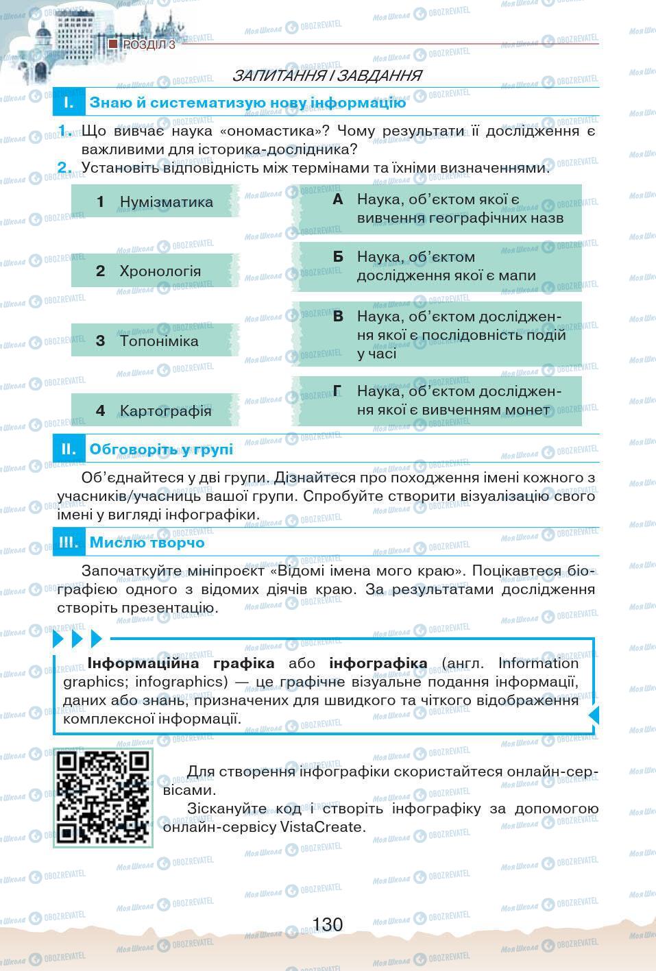 Учебники История Украины 5 класс страница 130