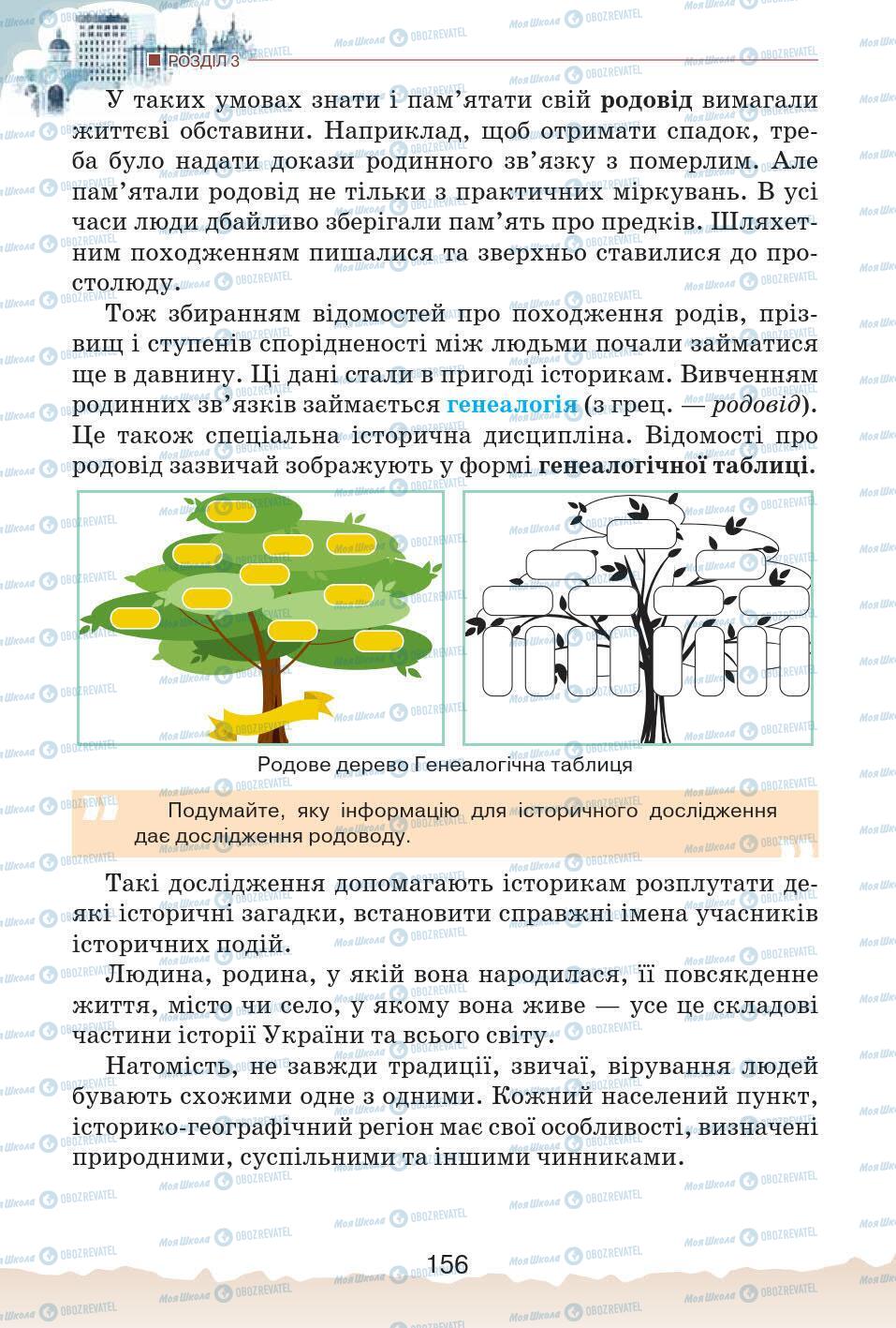 Підручники Історія України 5 клас сторінка 156