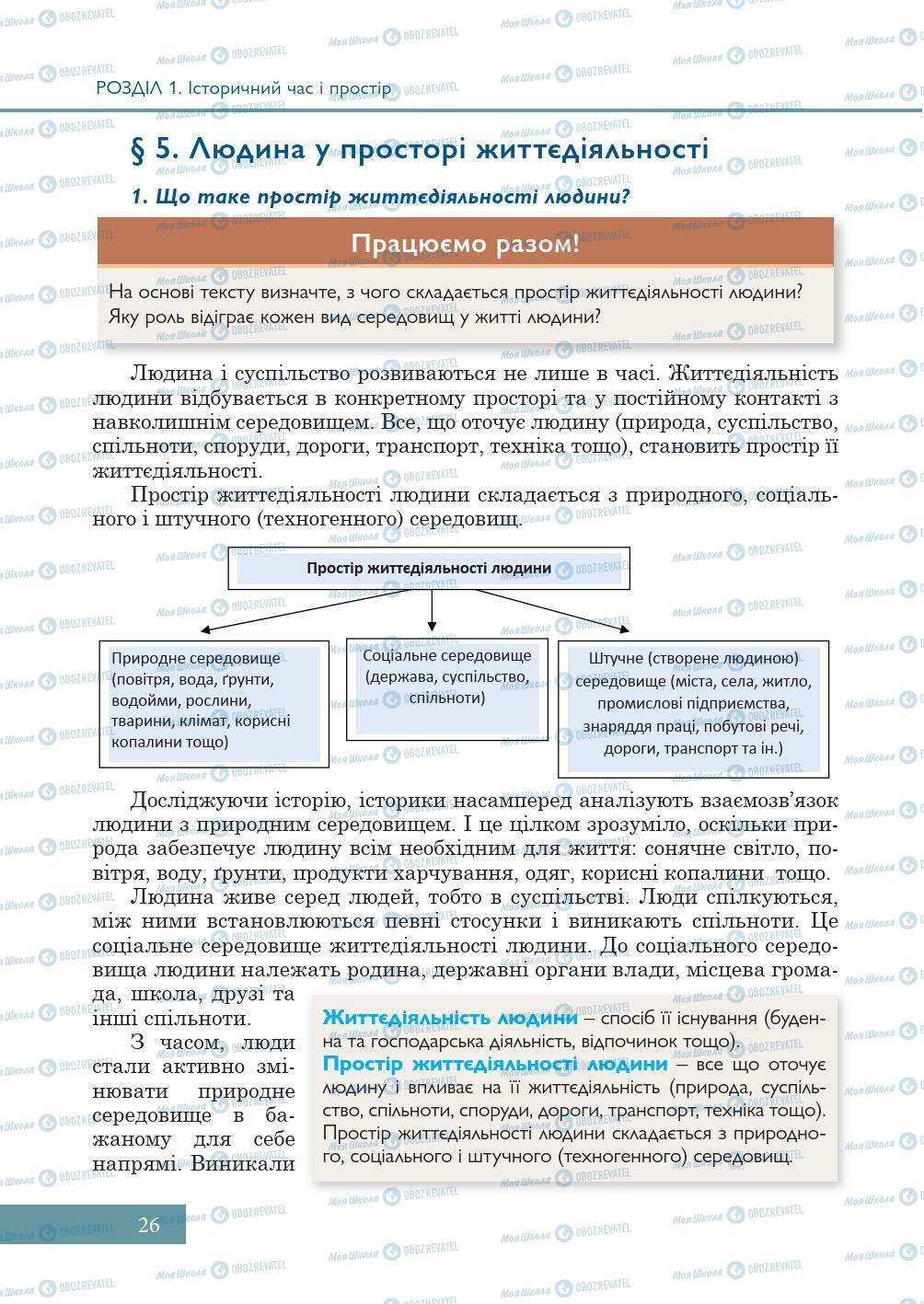 Учебники История Украины 5 класс страница 26