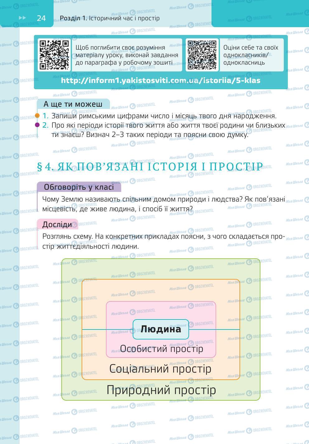 Підручники Історія України 5 клас сторінка 24