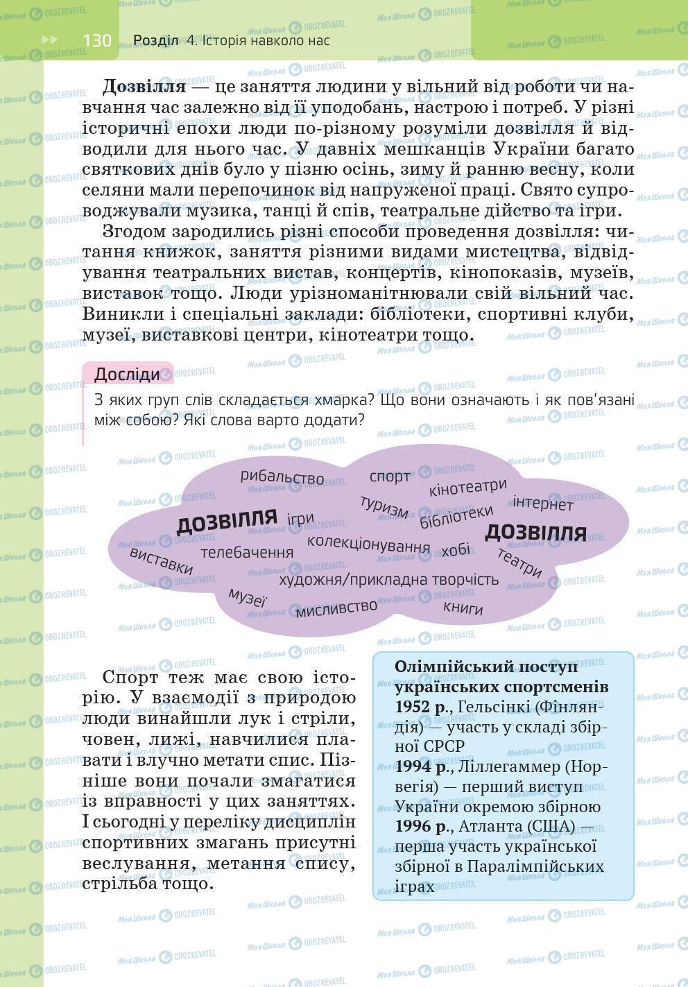 Підручники Історія України 5 клас сторінка 130