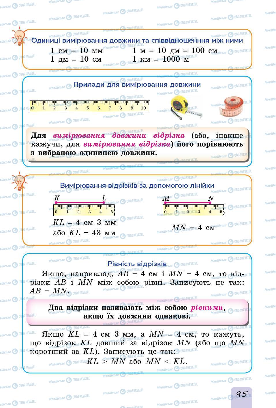 Підручники Математика 5 клас сторінка 95