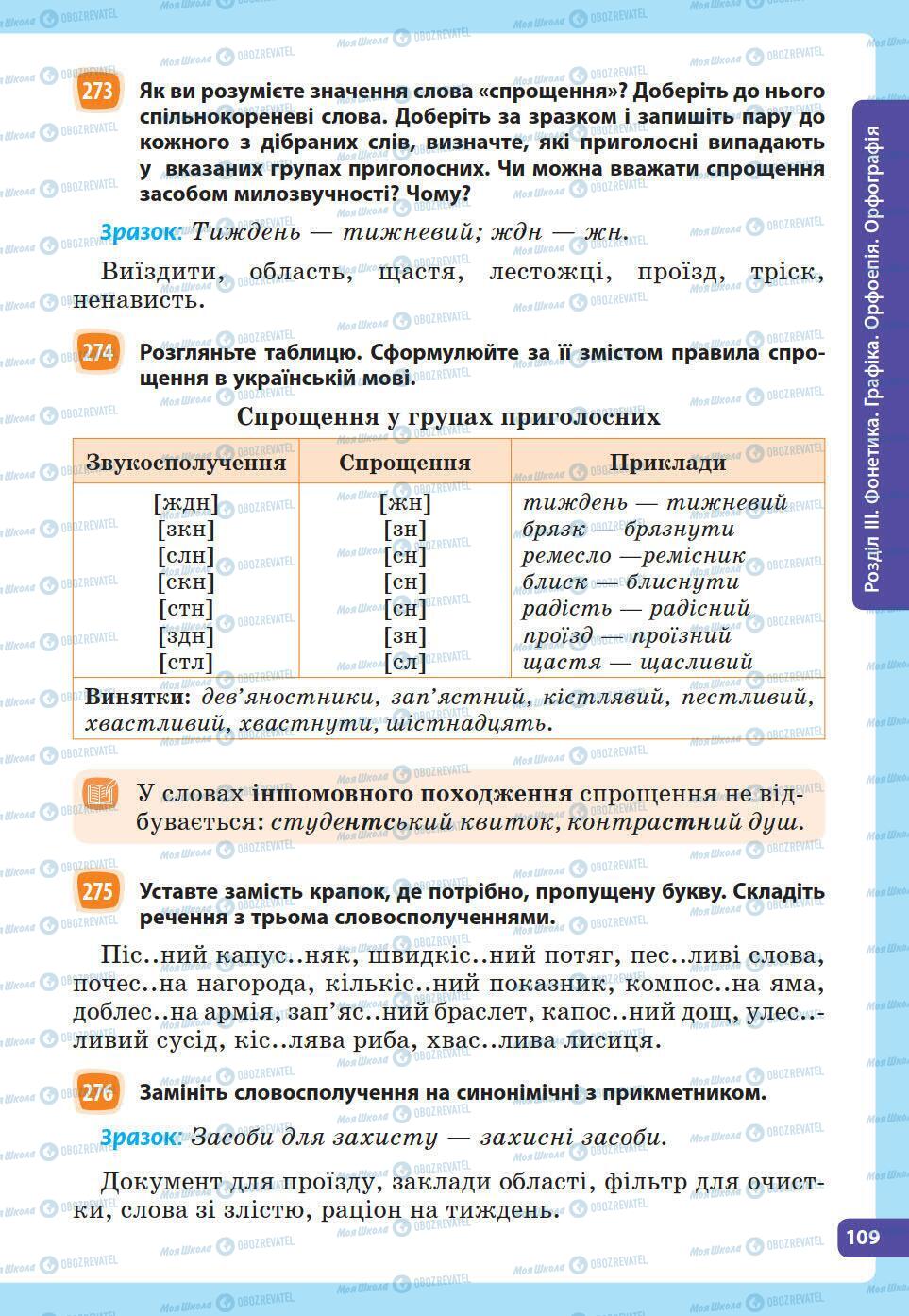 Підручники Українська мова 5 клас сторінка 98