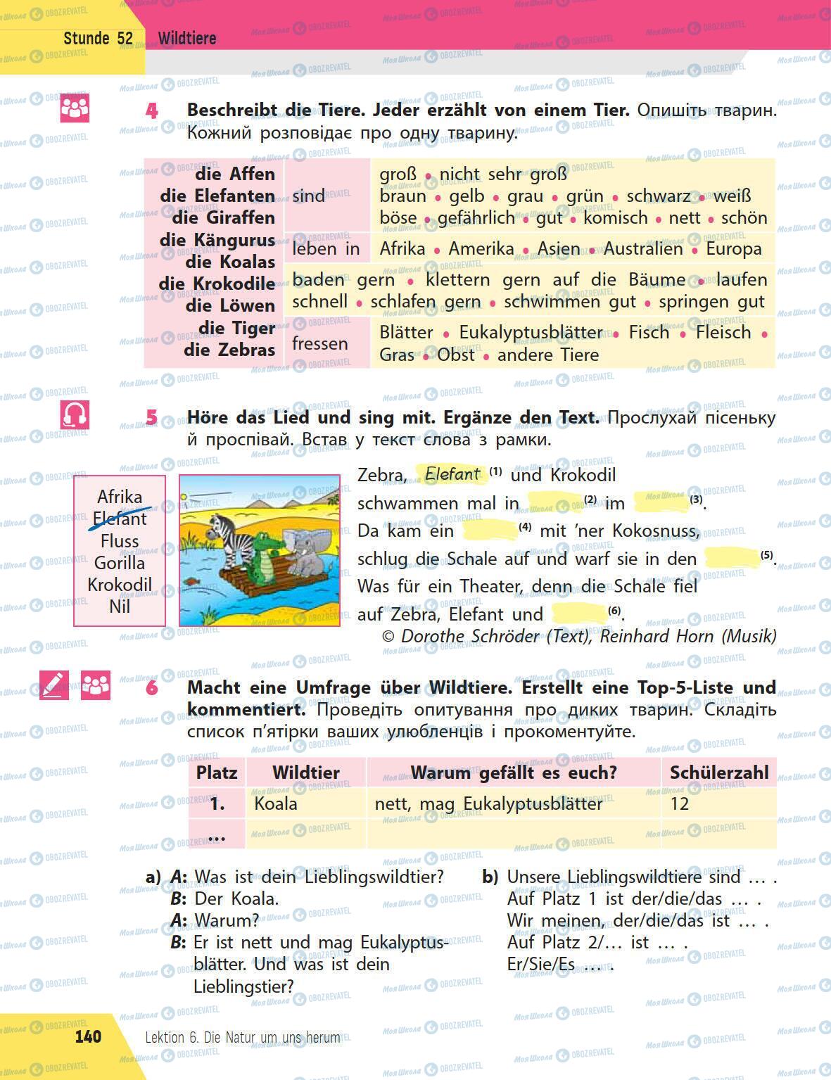 Учебники Немецкий язык 5 класс страница 140