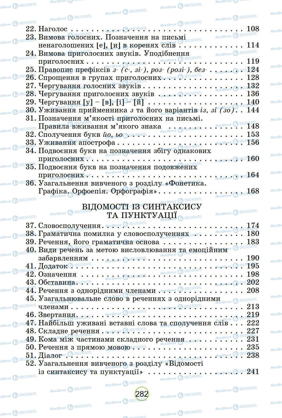 Учебники Укр мова 5 класс страница 281