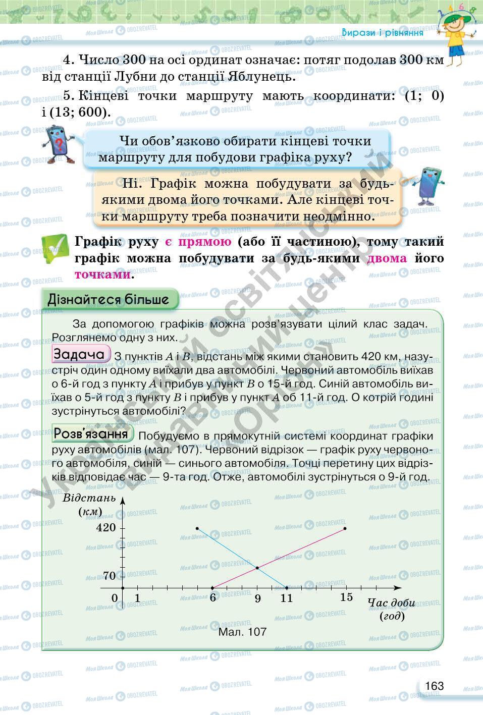 Підручники Математика 6 клас сторінка 163