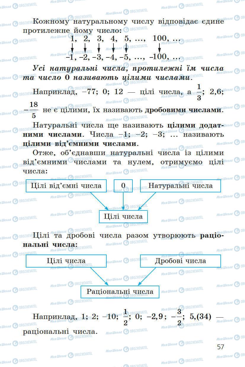 Учебники Математика 6 класс страница 57