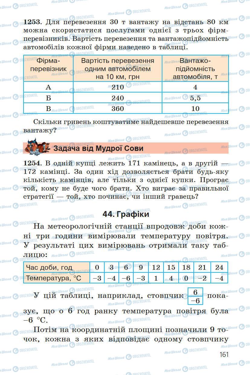 Учебники Математика 6 класс страница 161