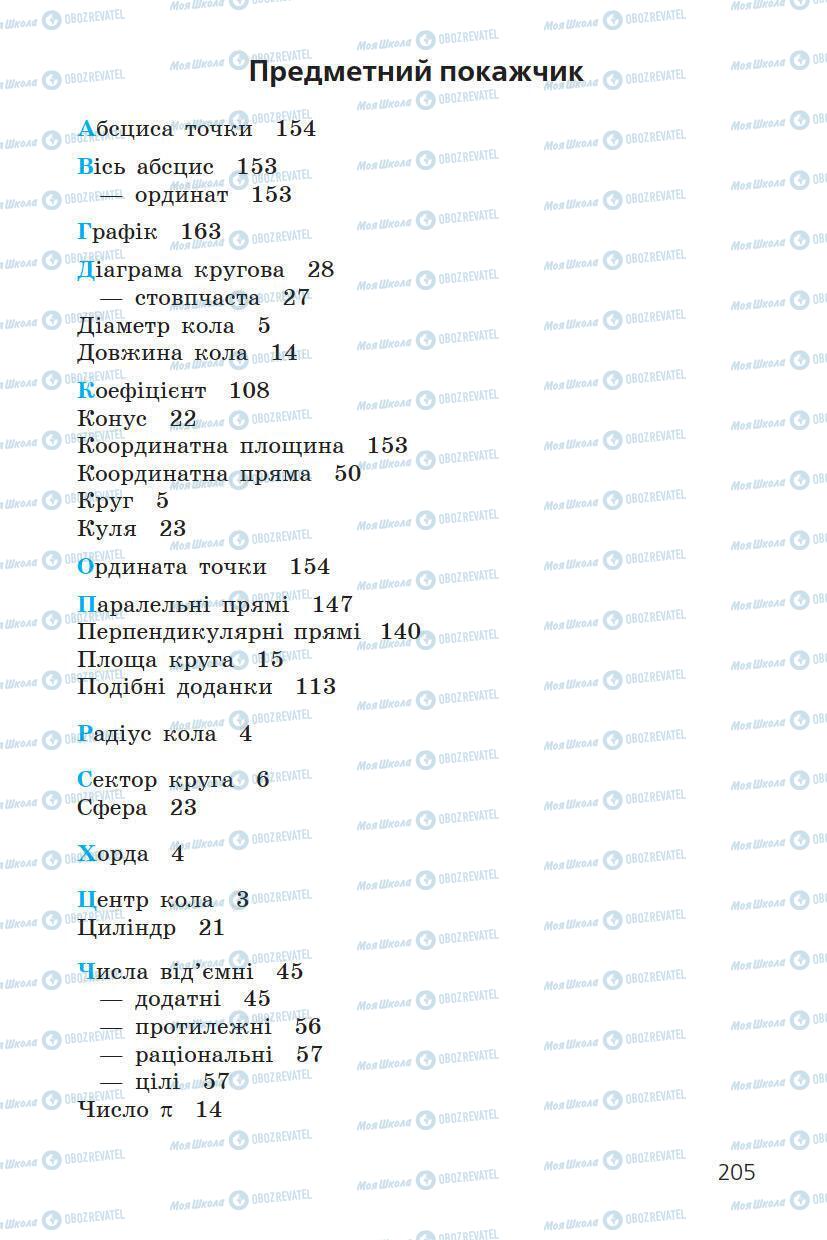 Учебники Математика 6 класс страница 205