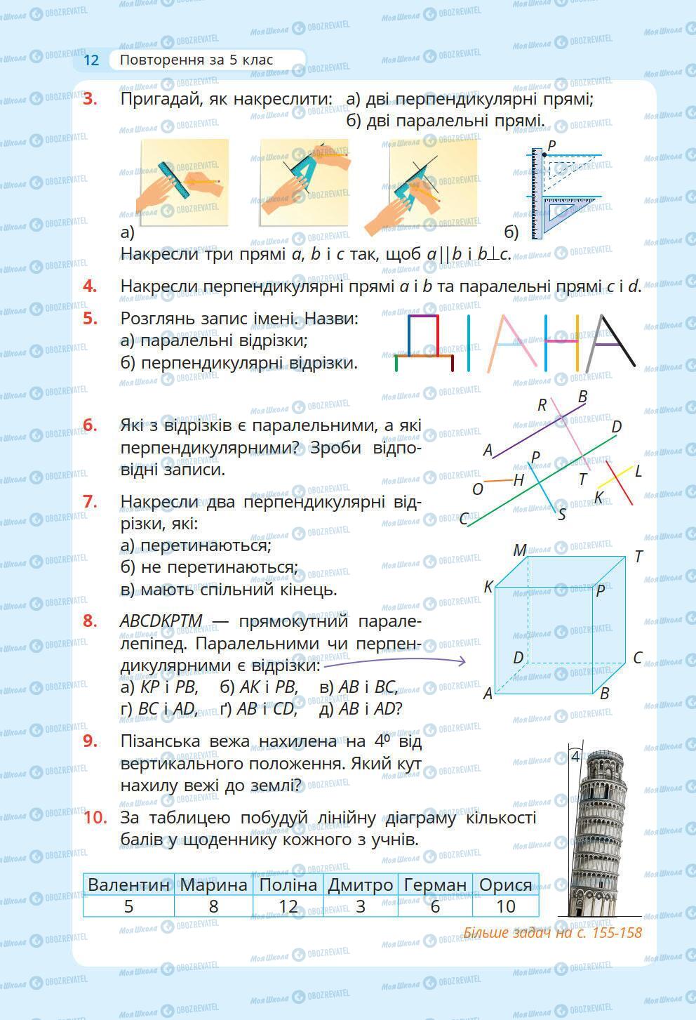 Учебники Математика 6 класс страница 12