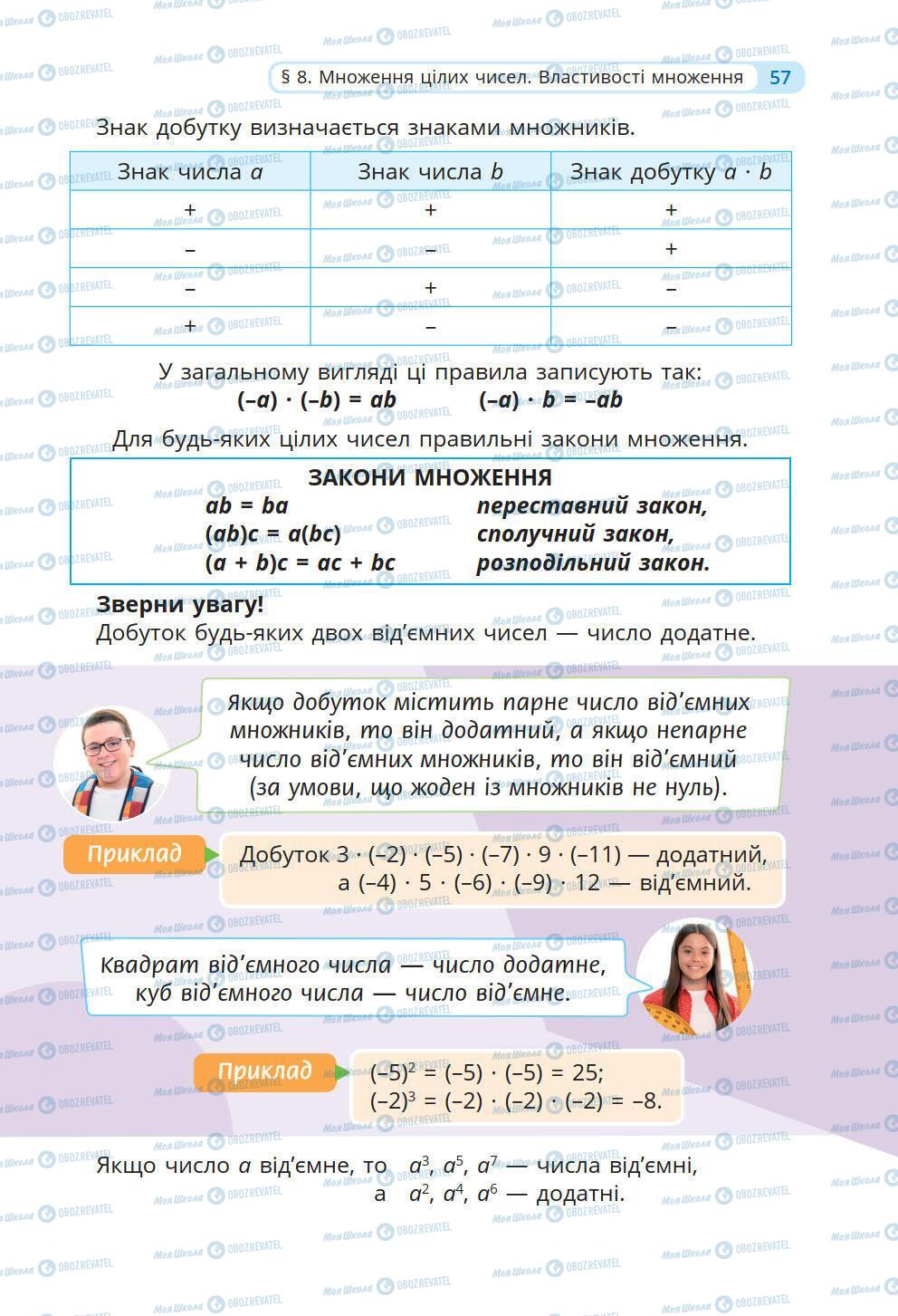 Учебники Математика 6 класс страница 57