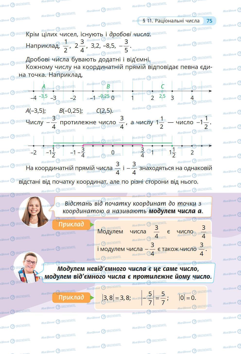 Підручники Математика 6 клас сторінка 75