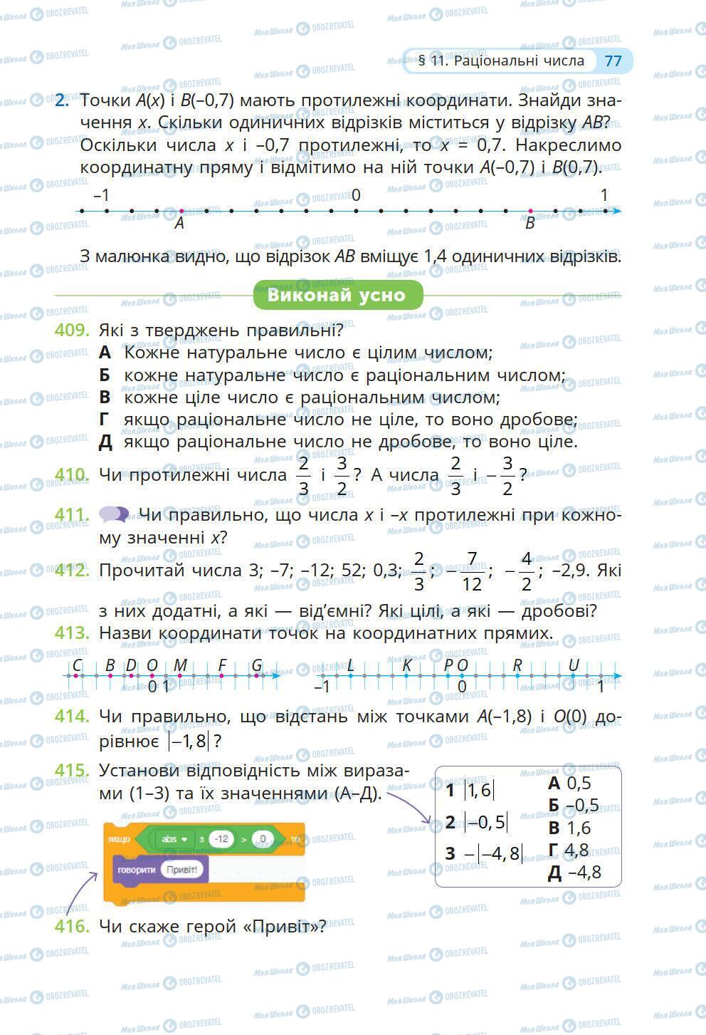 Учебники Математика 6 класс страница 77