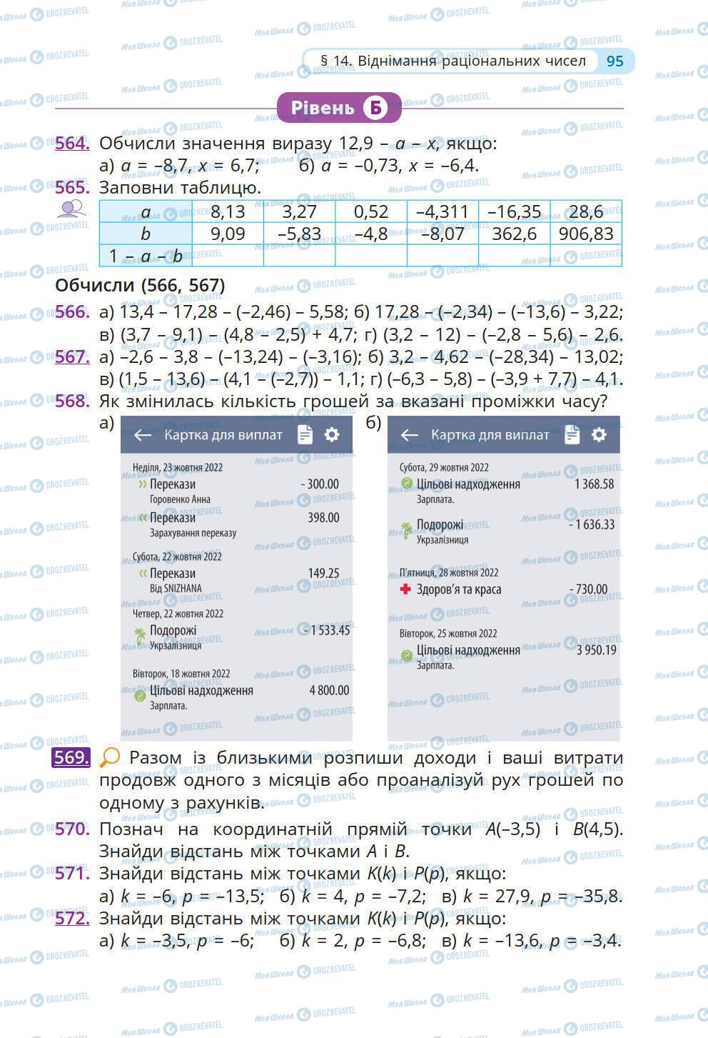 Учебники Математика 6 класс страница 95