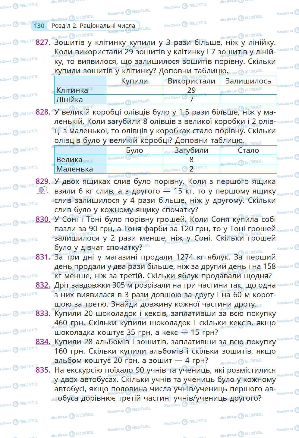 Учебники Математика 6 класс страница 130