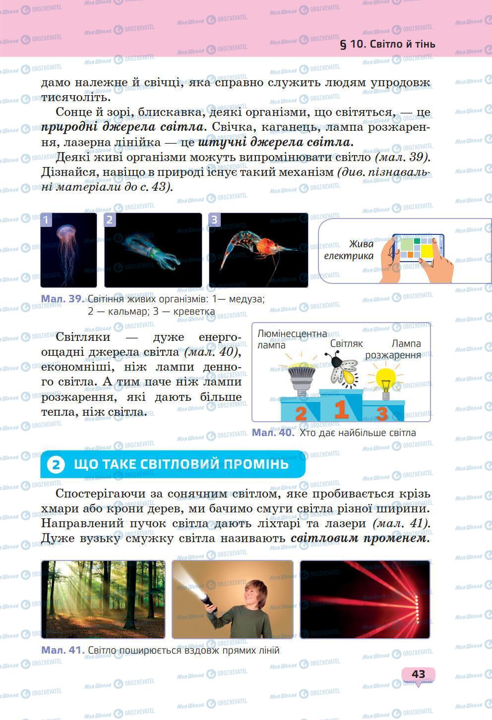 Учебники Природоведение 6 класс страница 43