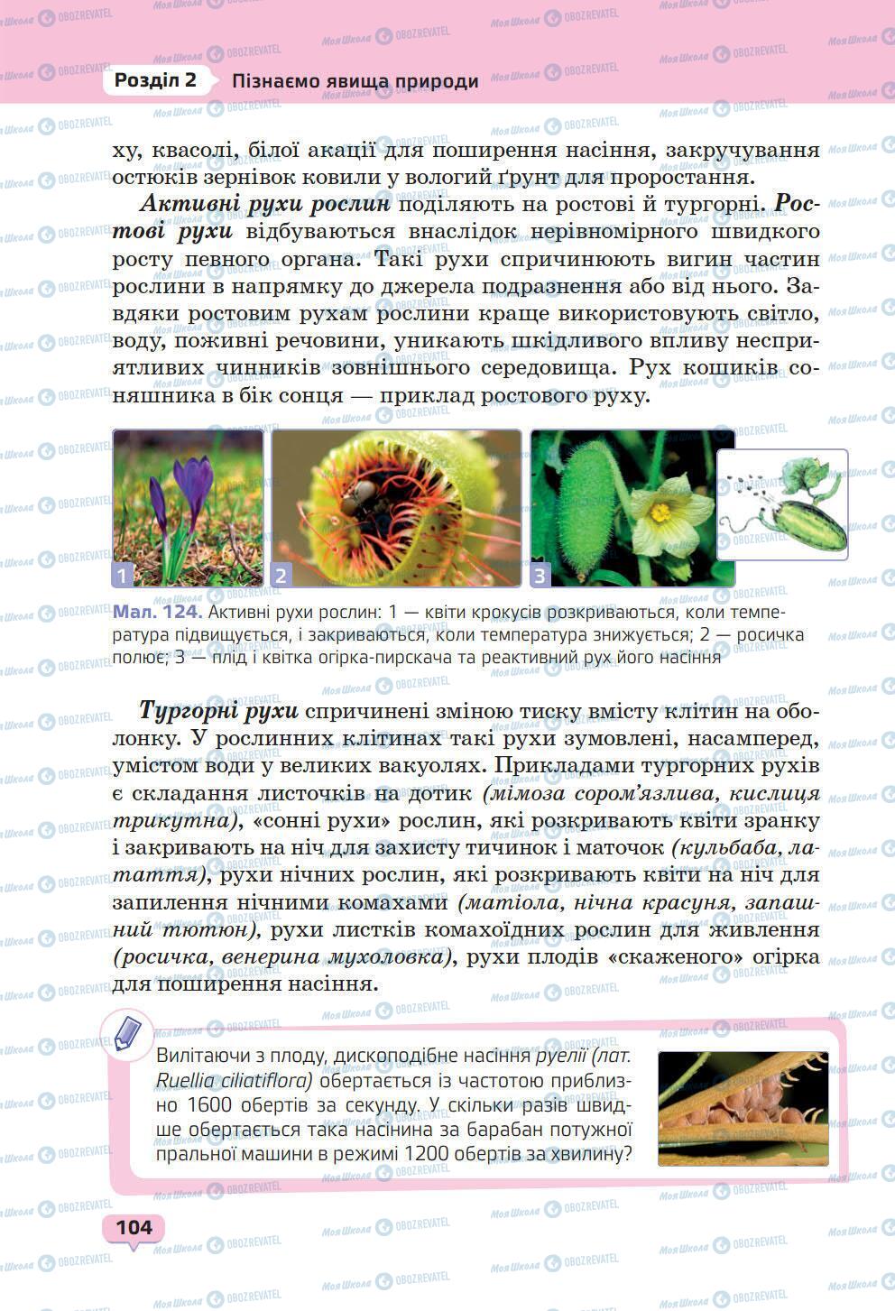 Підручники Природознавство 6 клас сторінка 104