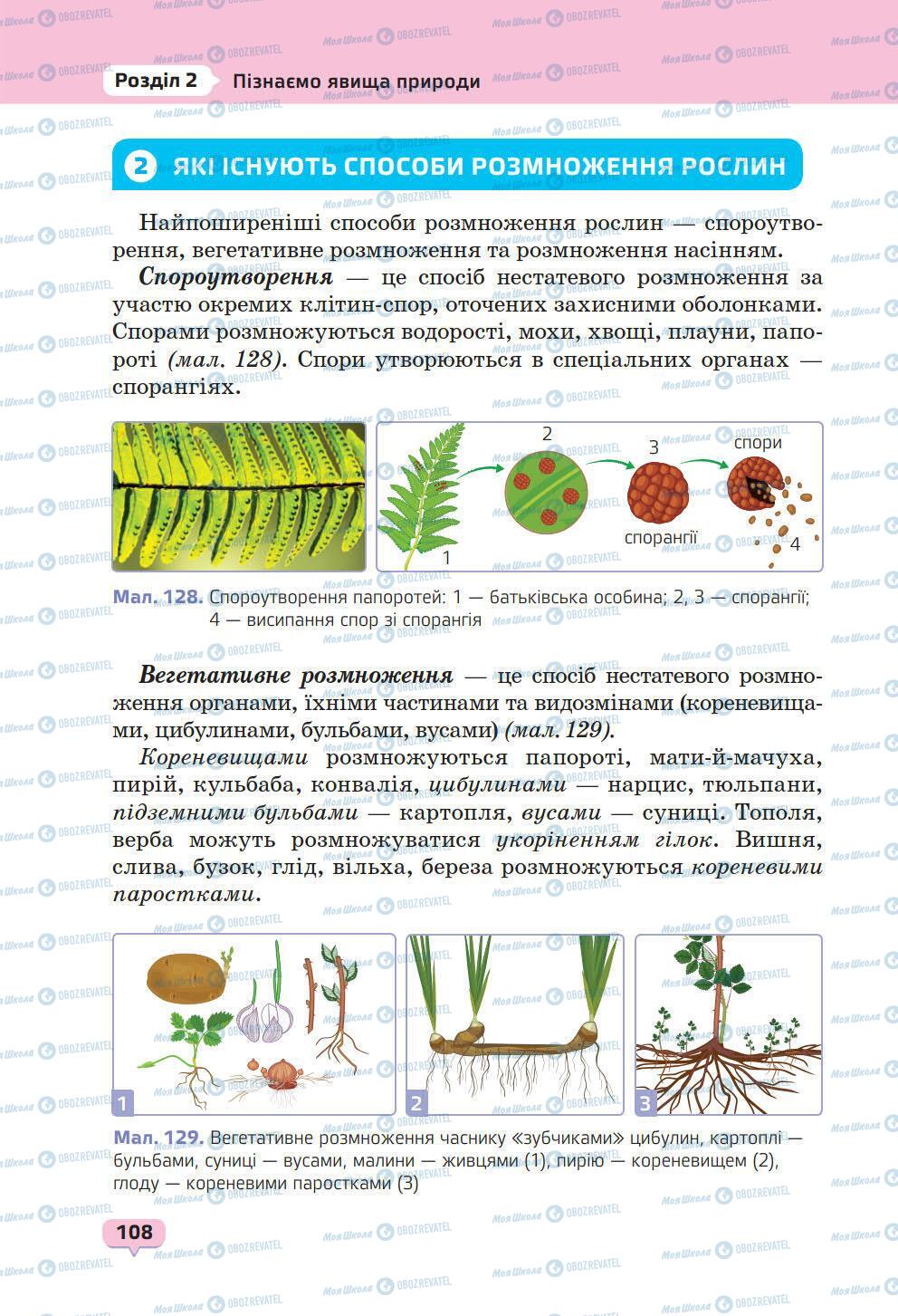 Учебники Природоведение 6 класс страница 108