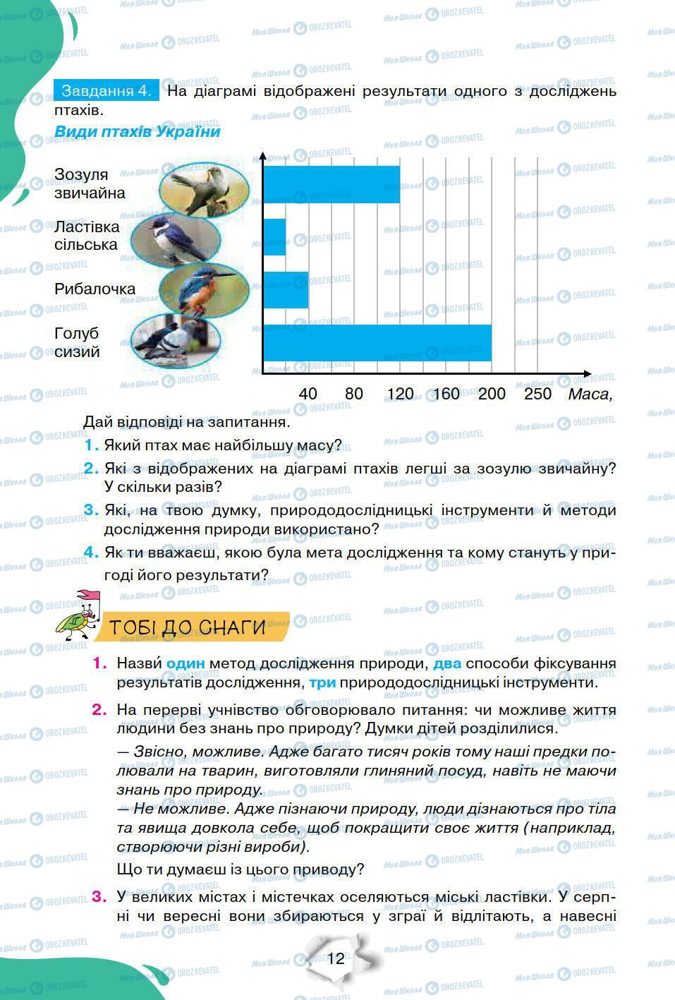 Підручники Природознавство 6 клас сторінка 12