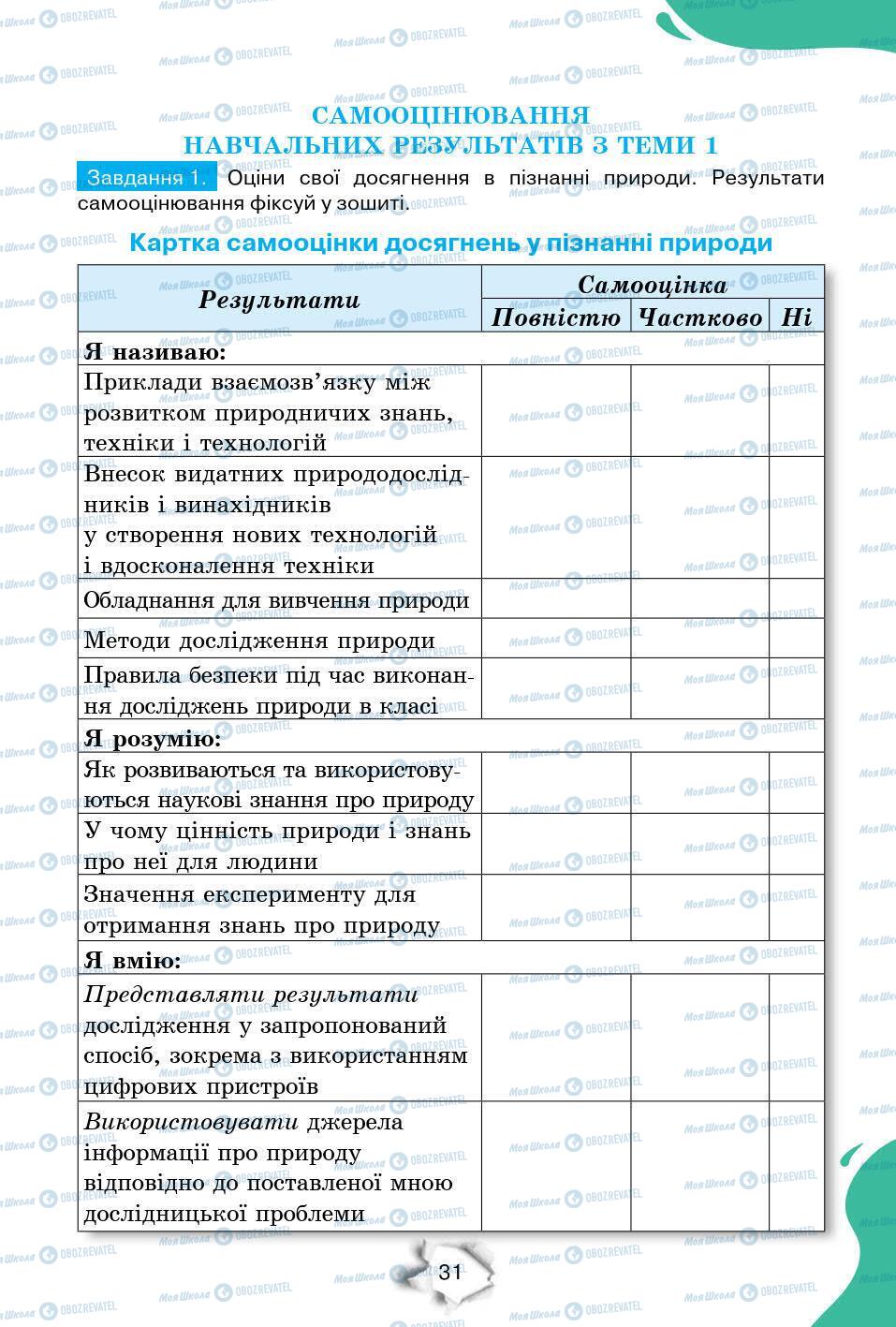 Учебники Природоведение 6 класс страница 31