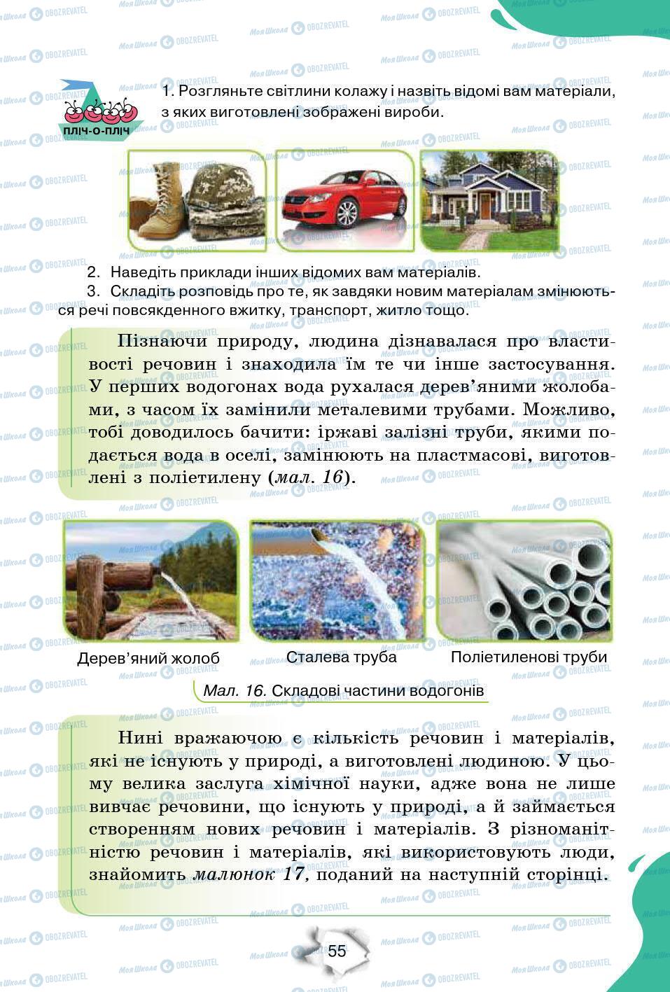 Підручники Природознавство 6 клас сторінка 55