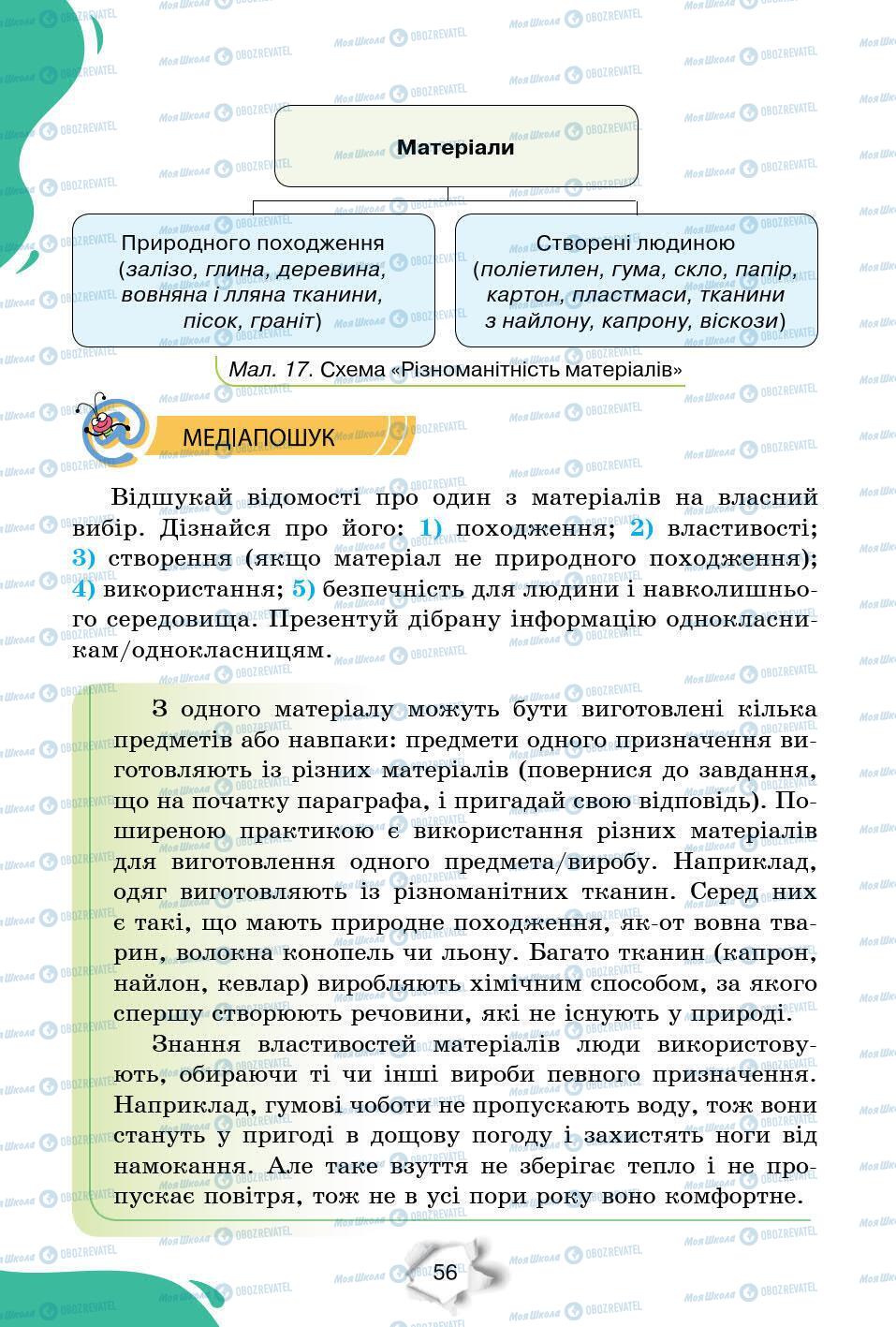 Підручники Природознавство 6 клас сторінка 56