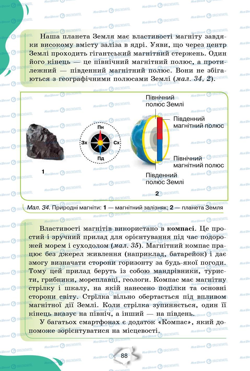 Підручники Природознавство 6 клас сторінка 88