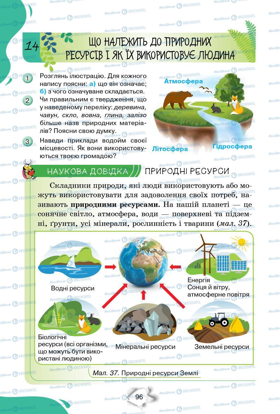 Учебники Природоведение 6 класс страница 96