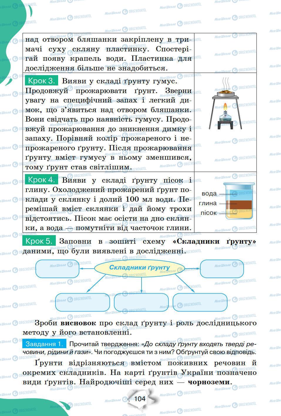 Підручники Природознавство 6 клас сторінка 104