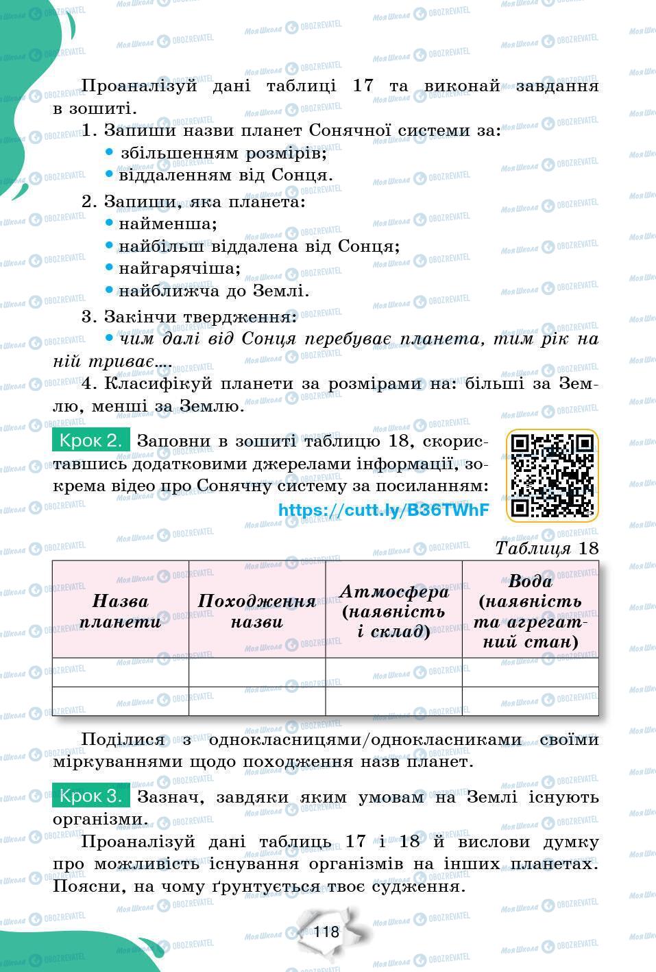 Підручники Природознавство 6 клас сторінка 118