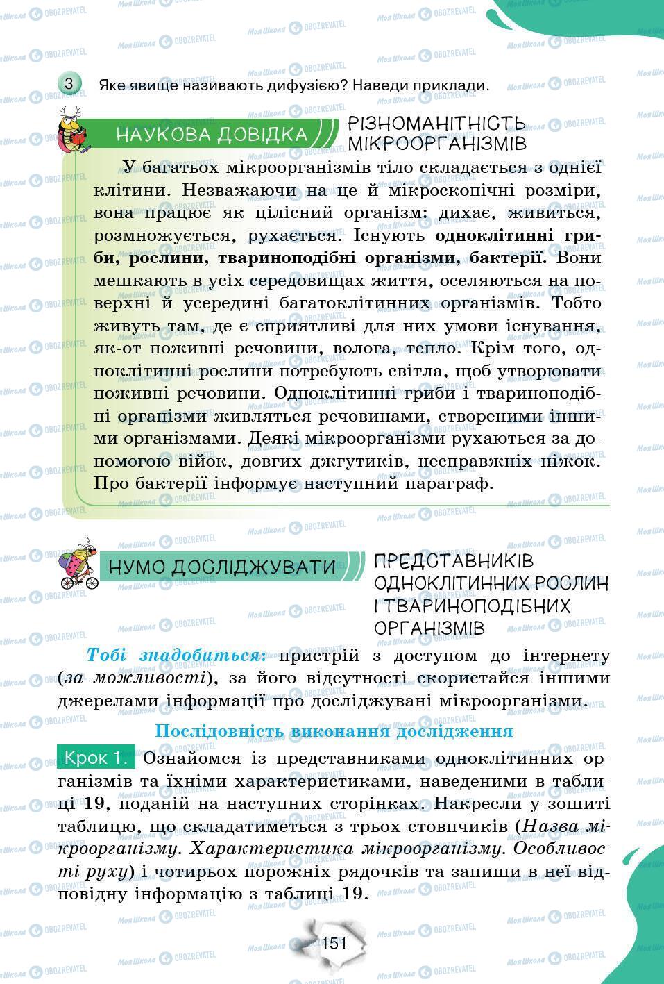 Підручники Природознавство 6 клас сторінка 151