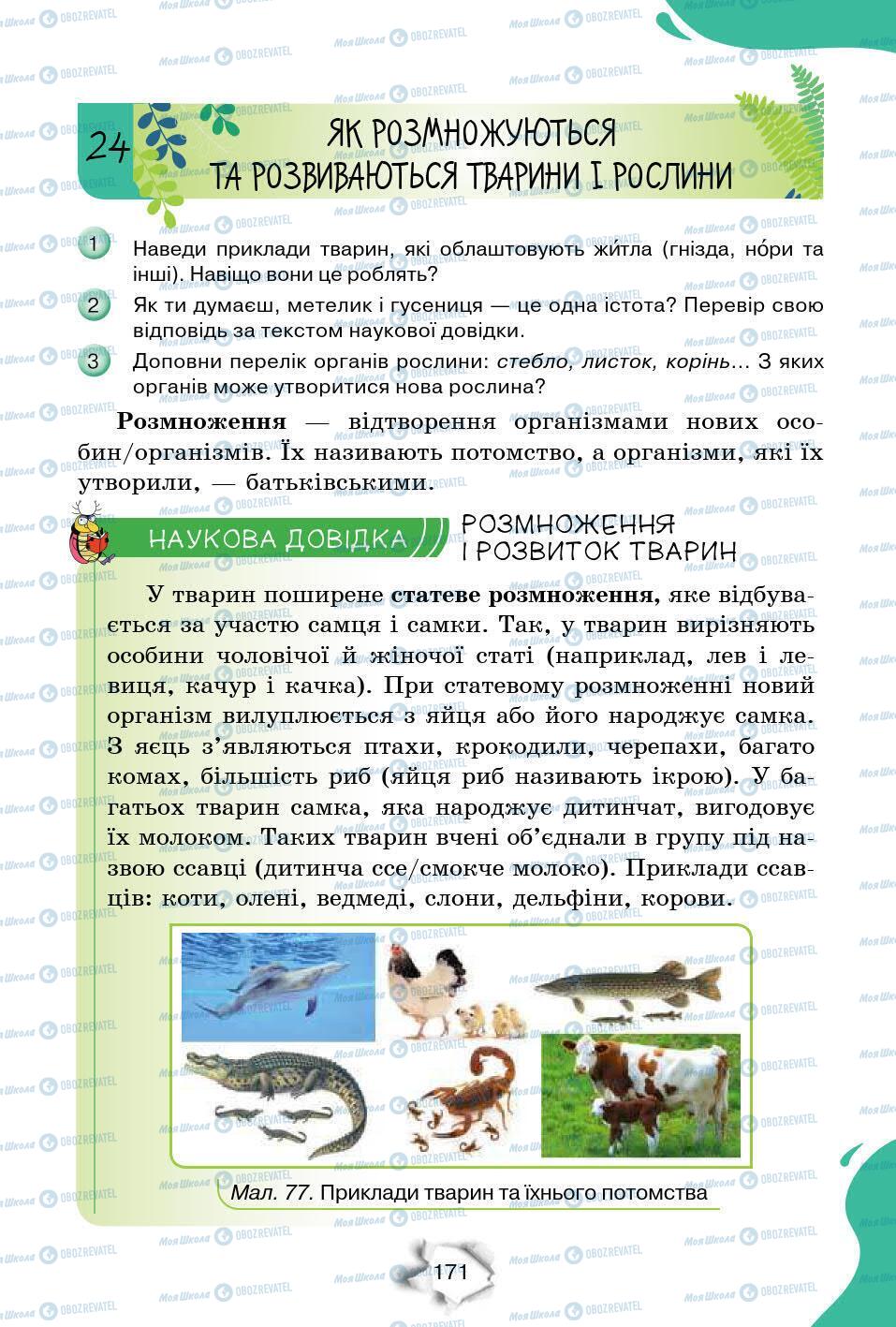 Підручники Природознавство 6 клас сторінка 171