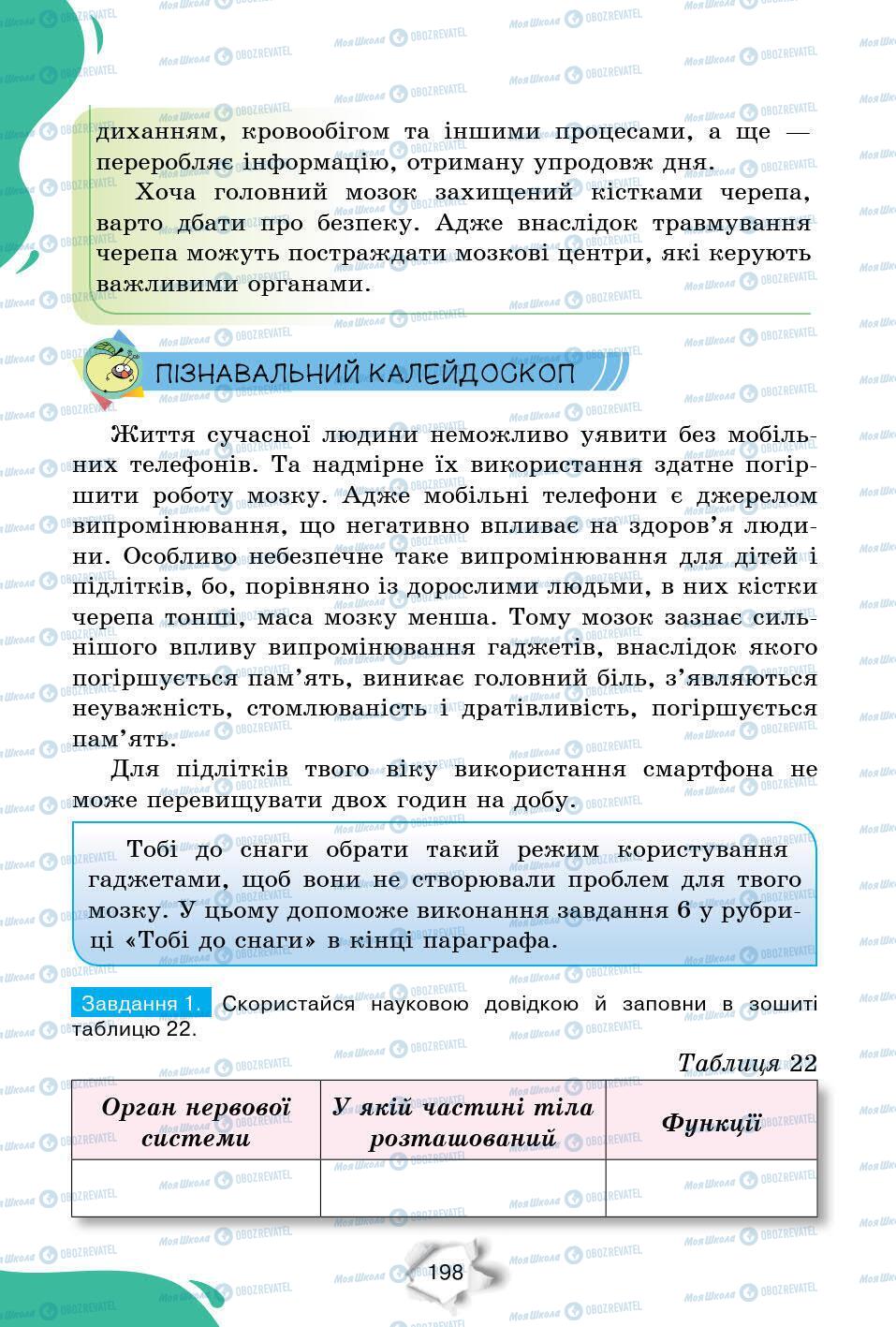 Учебники Природоведение 6 класс страница 198