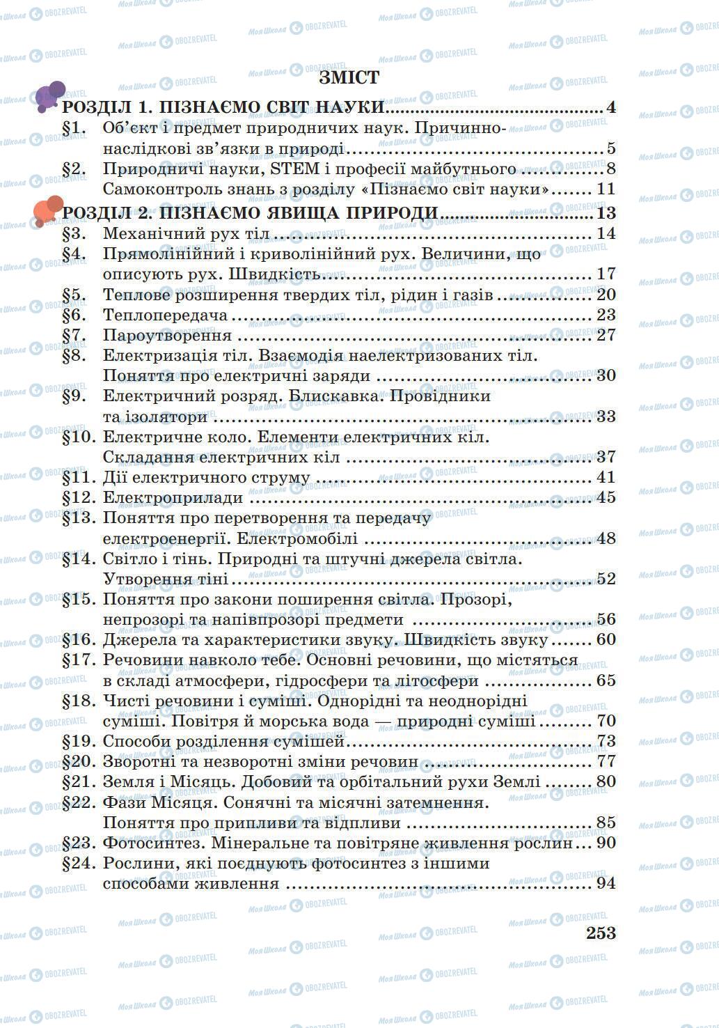 Учебники Природоведение 6 класс страница 253