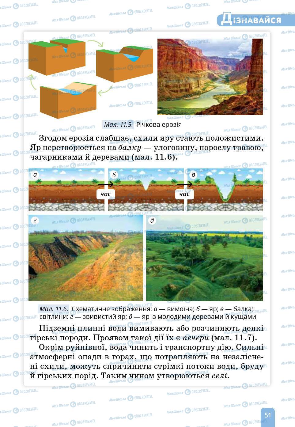 Учебники Природоведение 6 класс страница 51