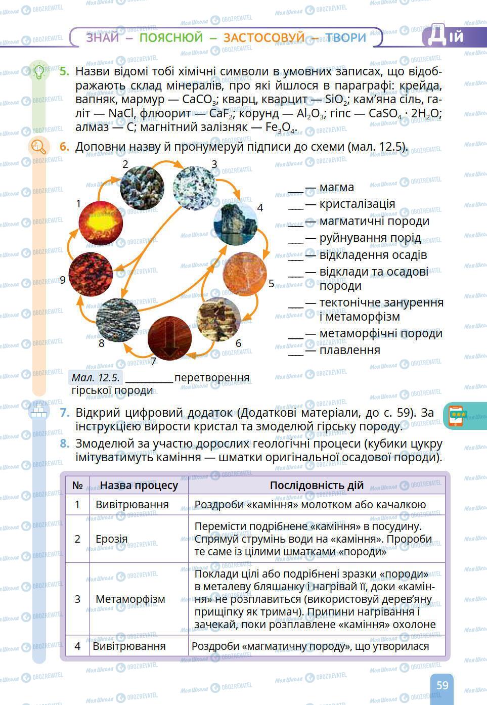 Учебники Природоведение 6 класс страница 59