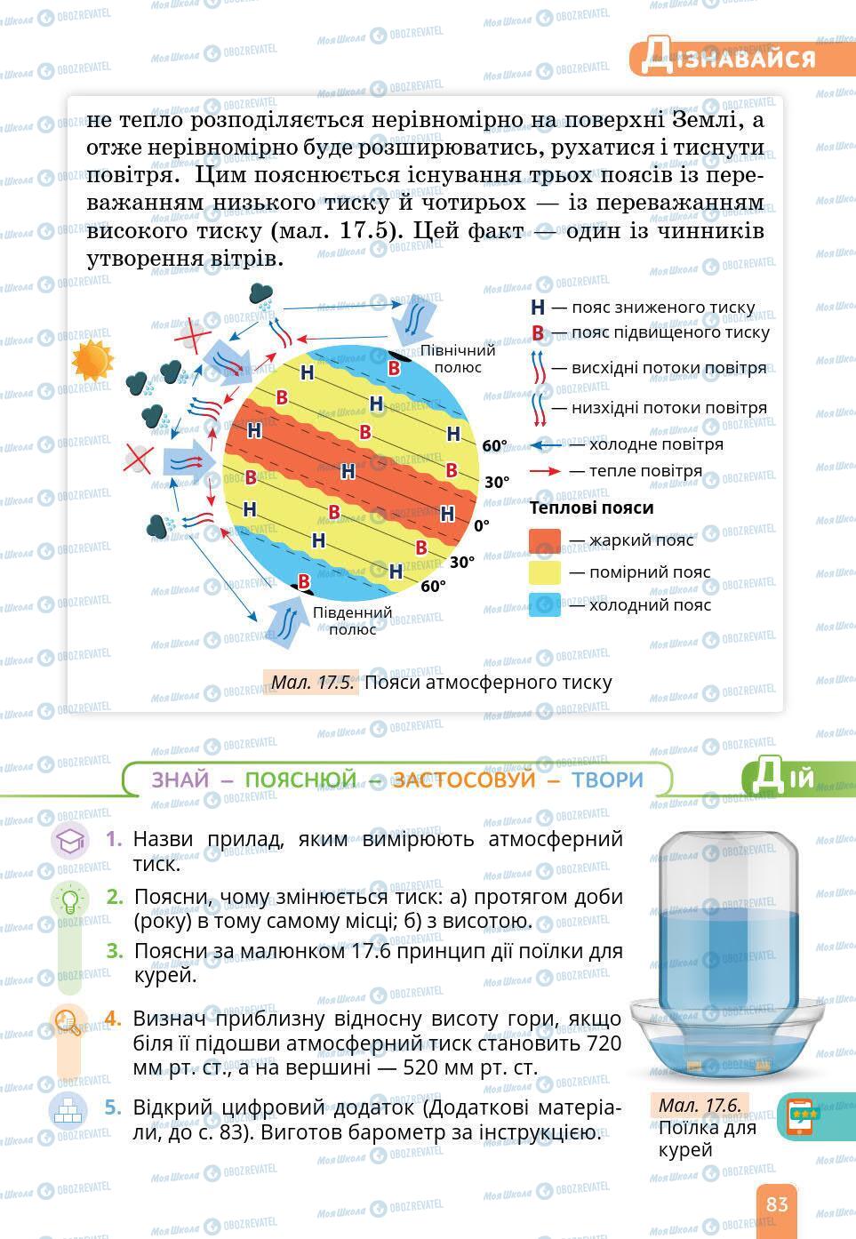 Підручники Природознавство 6 клас сторінка 83