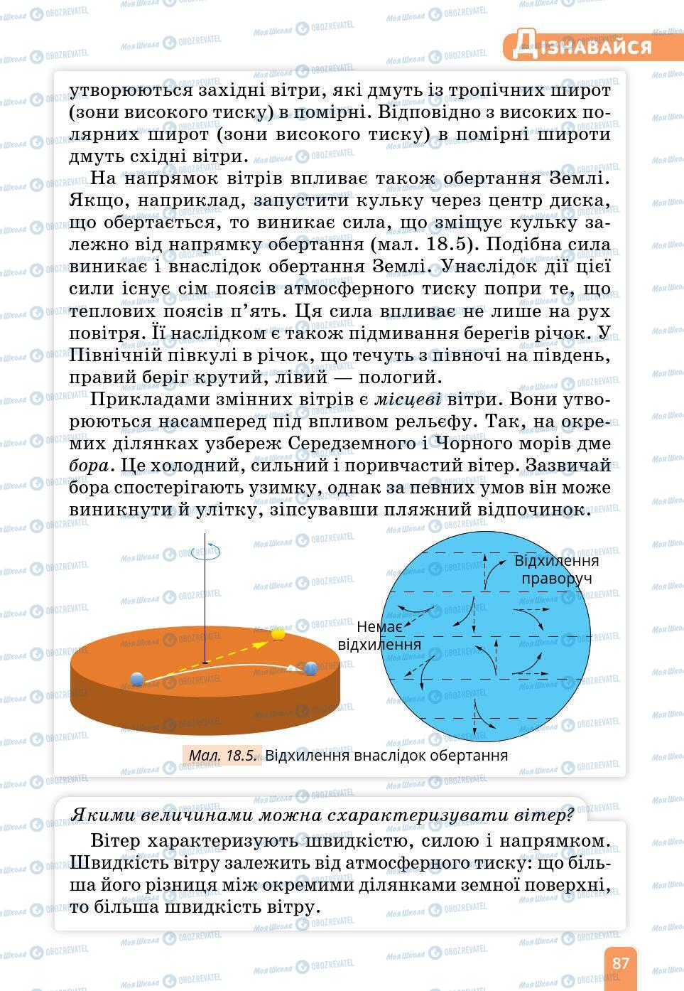 Підручники Природознавство 6 клас сторінка 87