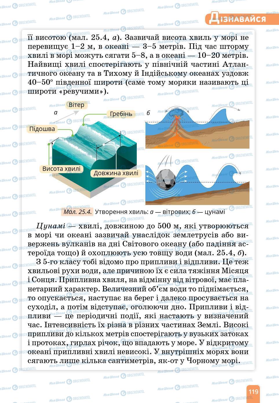 Підручники Природознавство 6 клас сторінка 119