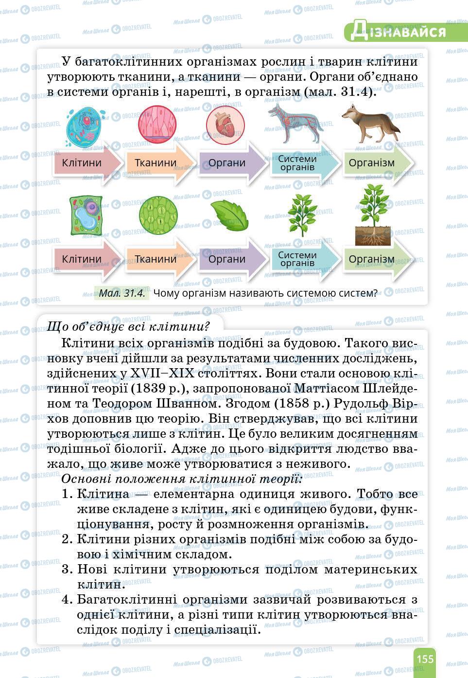 Учебники Природоведение 6 класс страница 155